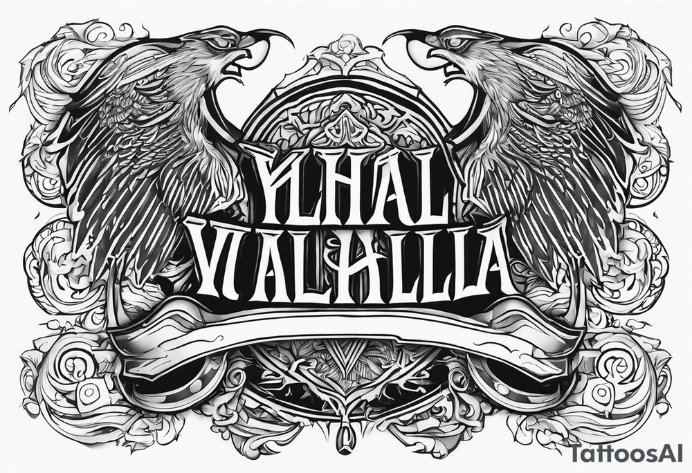 Valhalla entrance tattoo idea