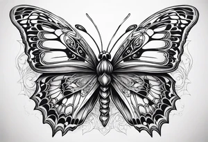 A skull that looks like a butterfly. tattoo idea