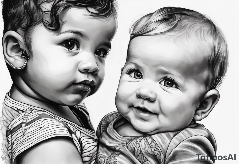 Trenton green-blaker and Brittany underhill baby would look like? tattoo idea
