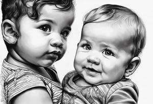 Trenton green-blaker and Brittany underhill baby would look like? tattoo idea
