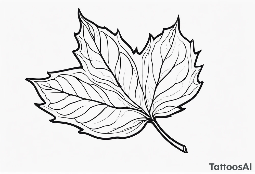 Maple seed tattoo idea