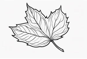 Maple seed tattoo idea
