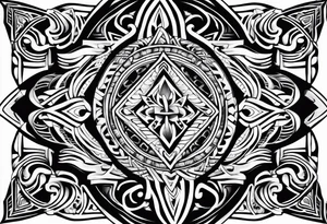 Polynesian tribal tattoo idea