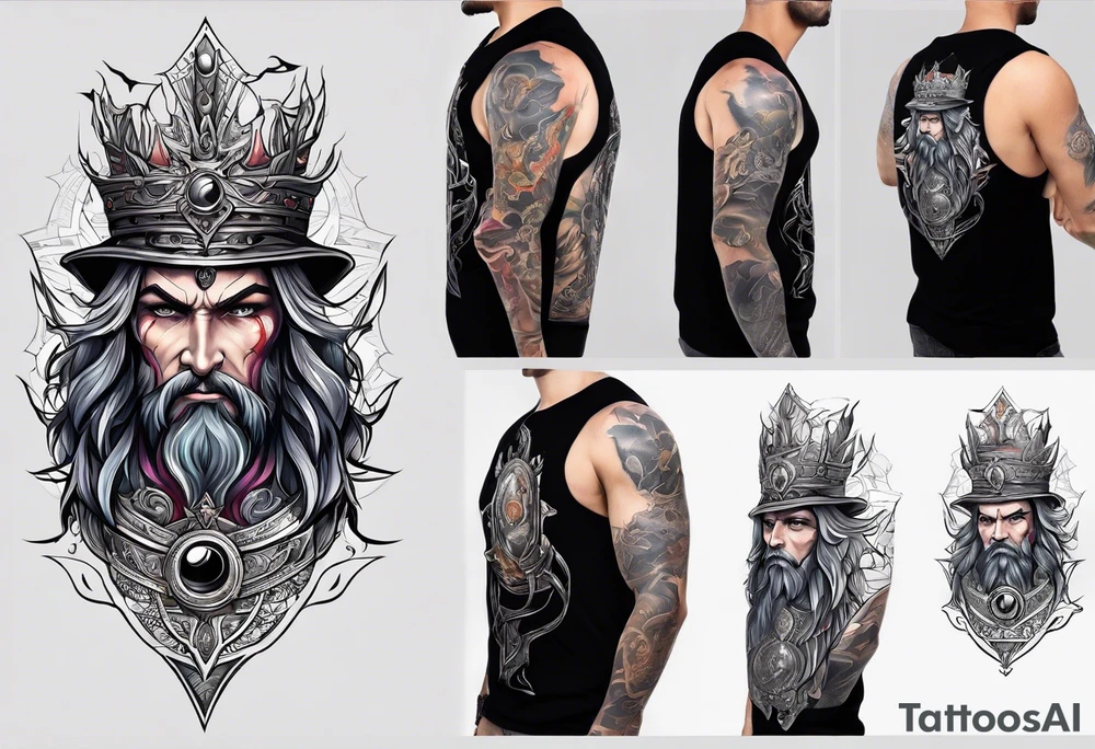 Stormfather warlock tattoo idea