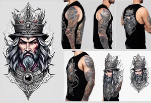 Stormfather warlock tattoo idea