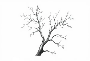 birch tree tattoo idea
