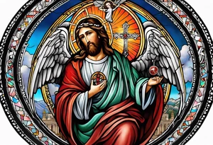 Angels 
Rosary 
Spider 
Greek 
Jesus 
Cross tattoo idea