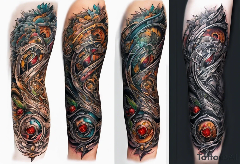 Hidden blade tattoo idea