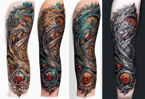 Hidden blade tattoo idea