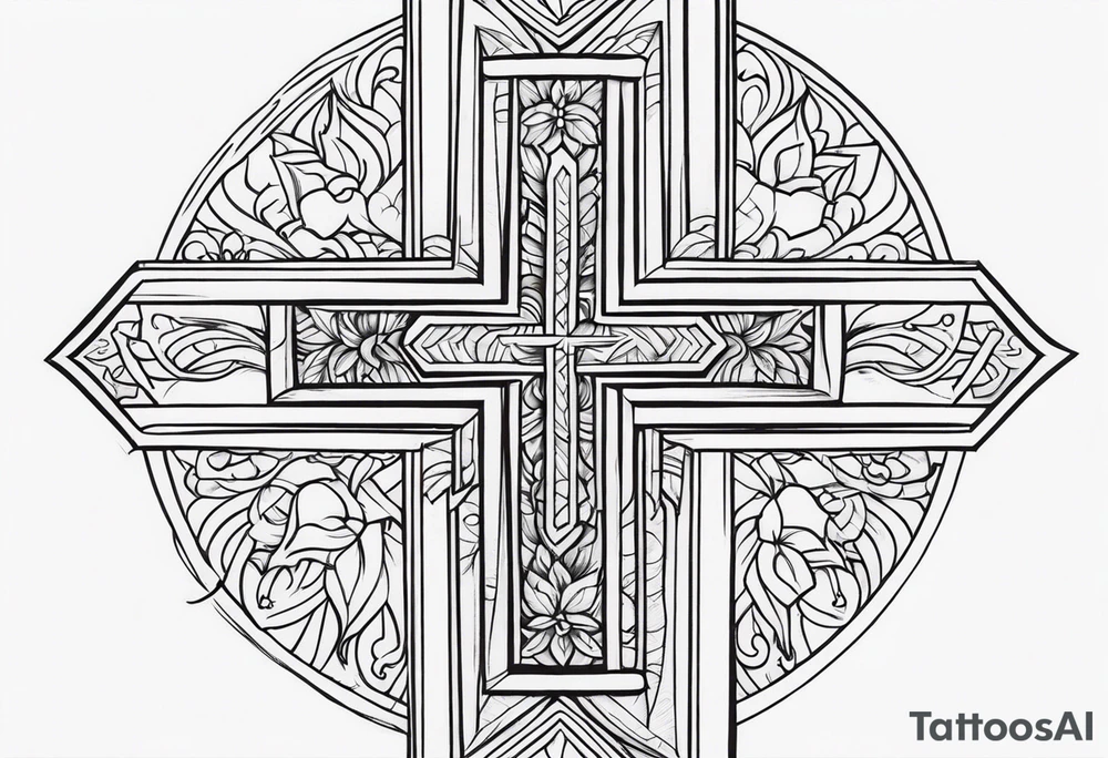cross tattoo idea