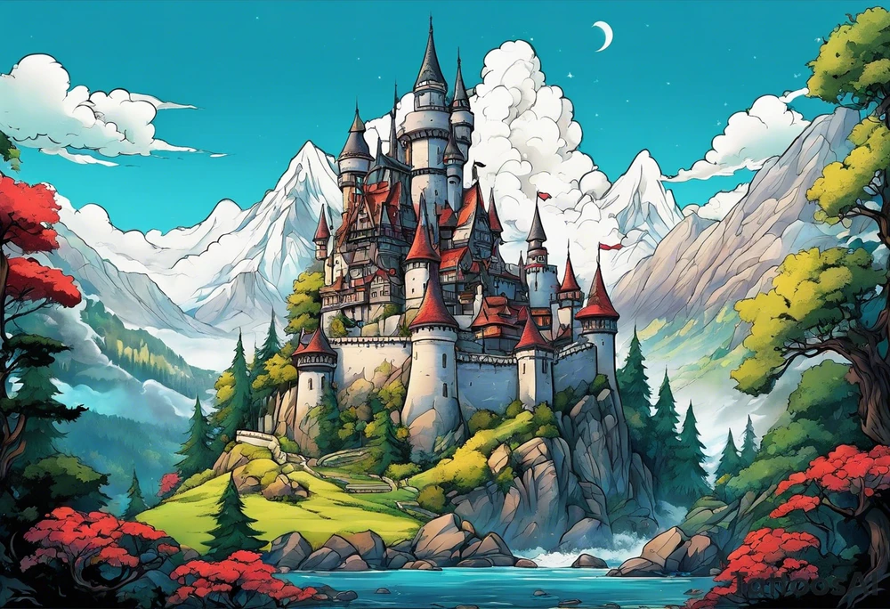 Howls Castle tattoo idea