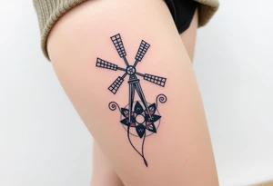 Windmill tattoo idea