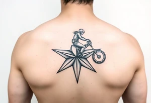 kirby riding a star tattoo idea