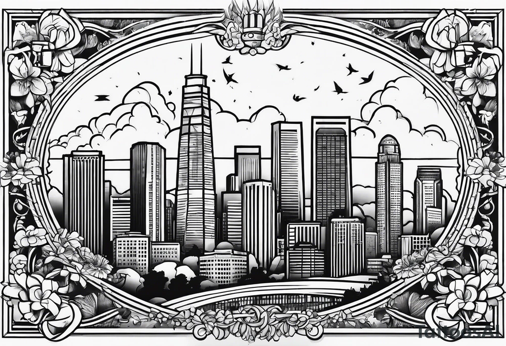 city of los angeles tattoo idea