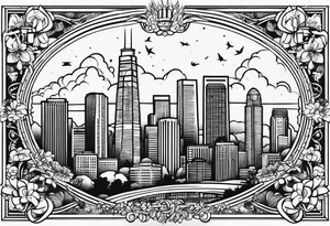 city of los angeles tattoo idea