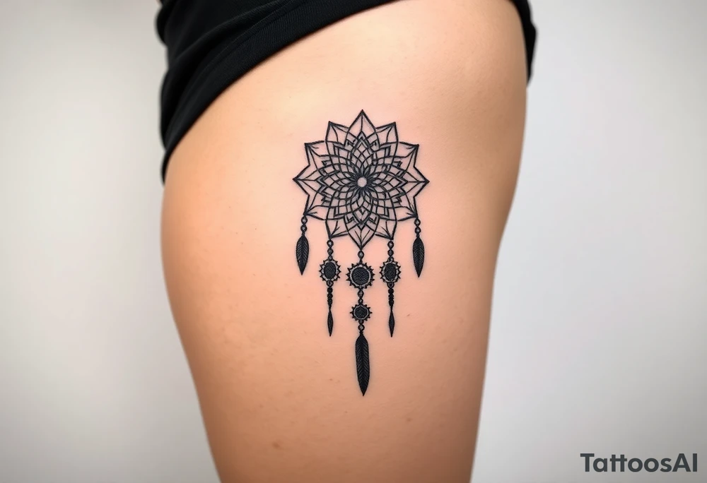 dreamcatcher tattoo idea