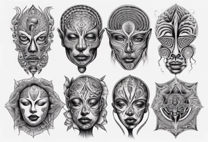 Alex grey paintings tattoo idea
