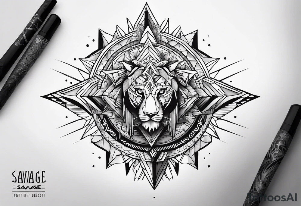 savage tattoo idea