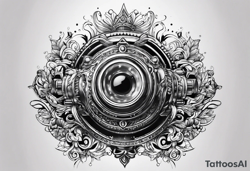 Sprinkler with water tattoo idea