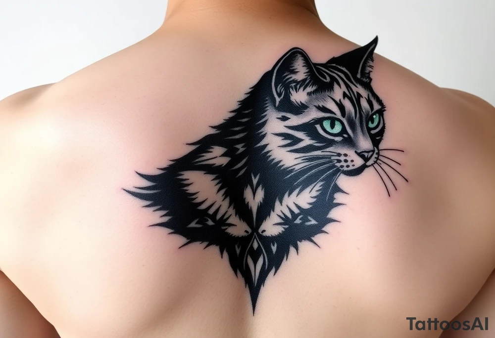 Black Cat tattoo idea