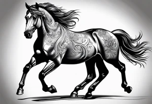 horse tattoo idea