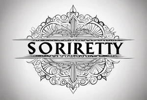 Sobriety feminine recovery tattoo idea