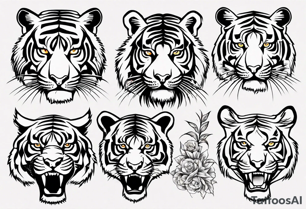 tiger tattoo idea