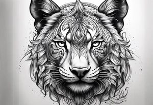 What animal symbolizes pain tattoo idea