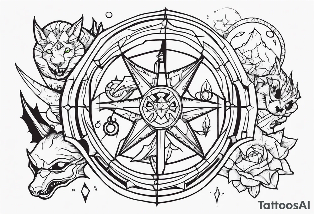 dungeons and dragons tattoo idea