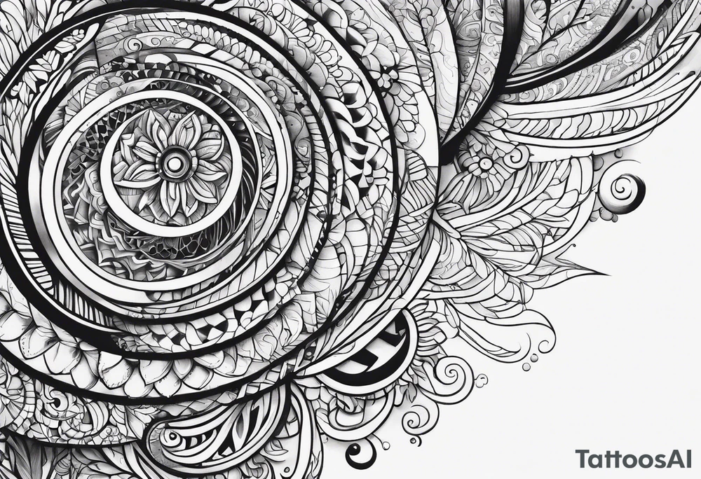 psychedelic tattoo idea