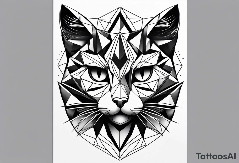 Black Cat tattoo idea