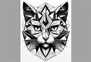 Black Cat tattoo idea