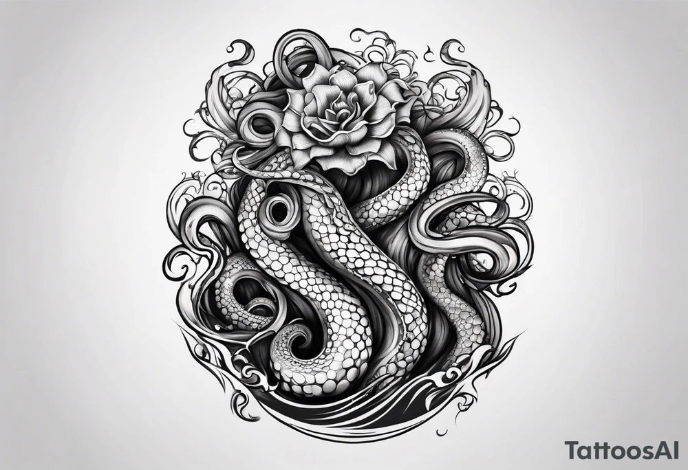 tentacle tattoo idea