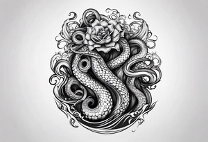 tentacle tattoo idea