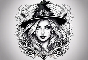 Witch tattoo idea