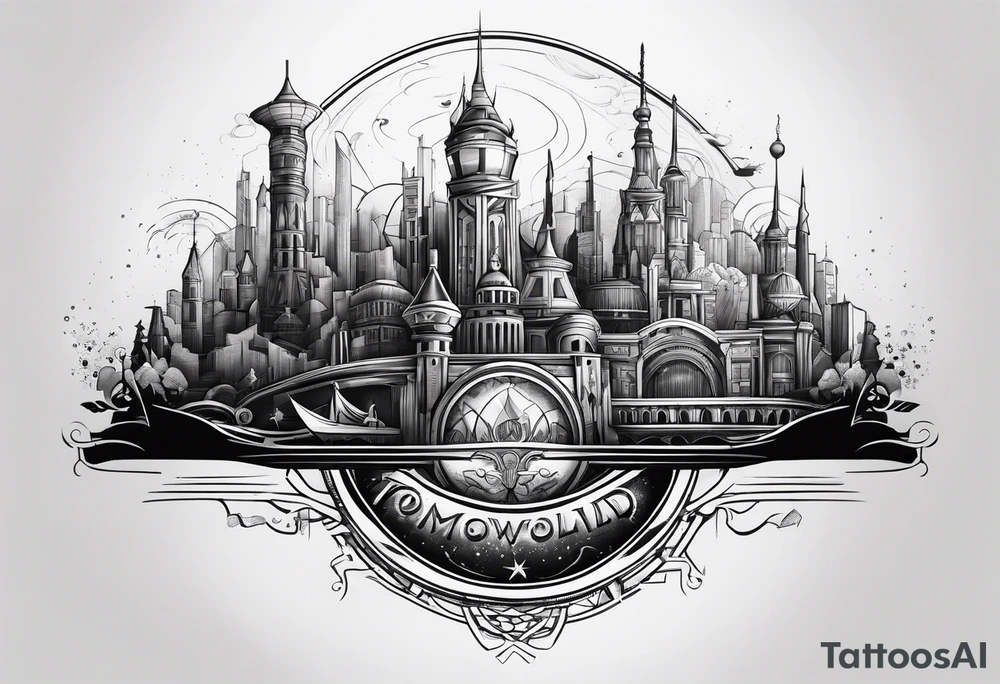 Tomorrowland 2024 based on the town Boom tattoo idea