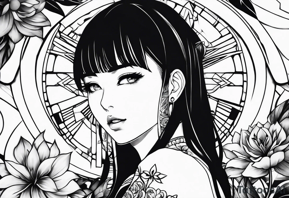 anime tatto tattoo idea