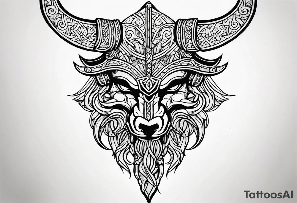 Viking tattoo idea