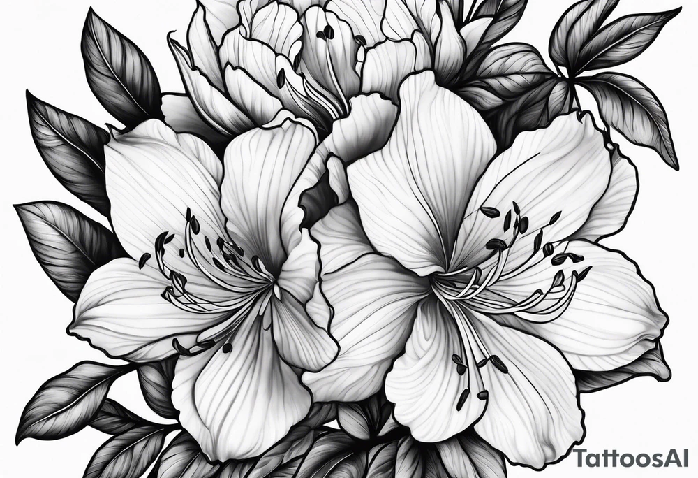 Azaleas tattoo idea