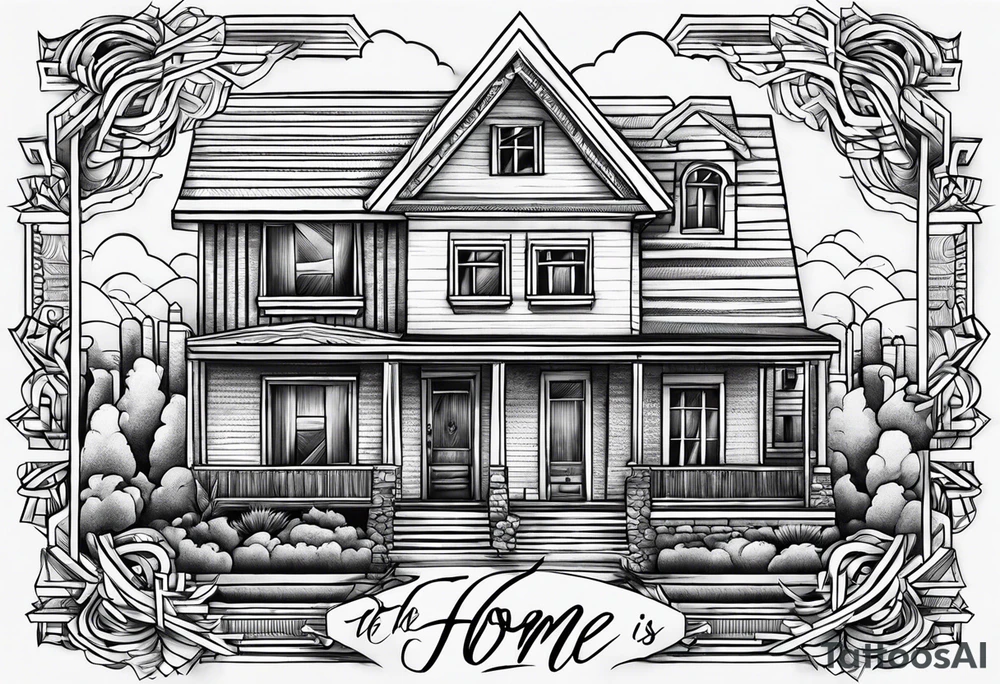 Home is the people tattoo idea