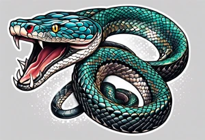 Half sleeve, snake tattoo idea