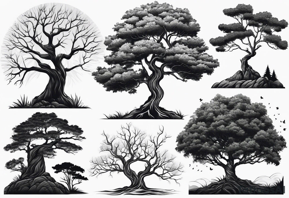 Tree tattoo tattoo idea