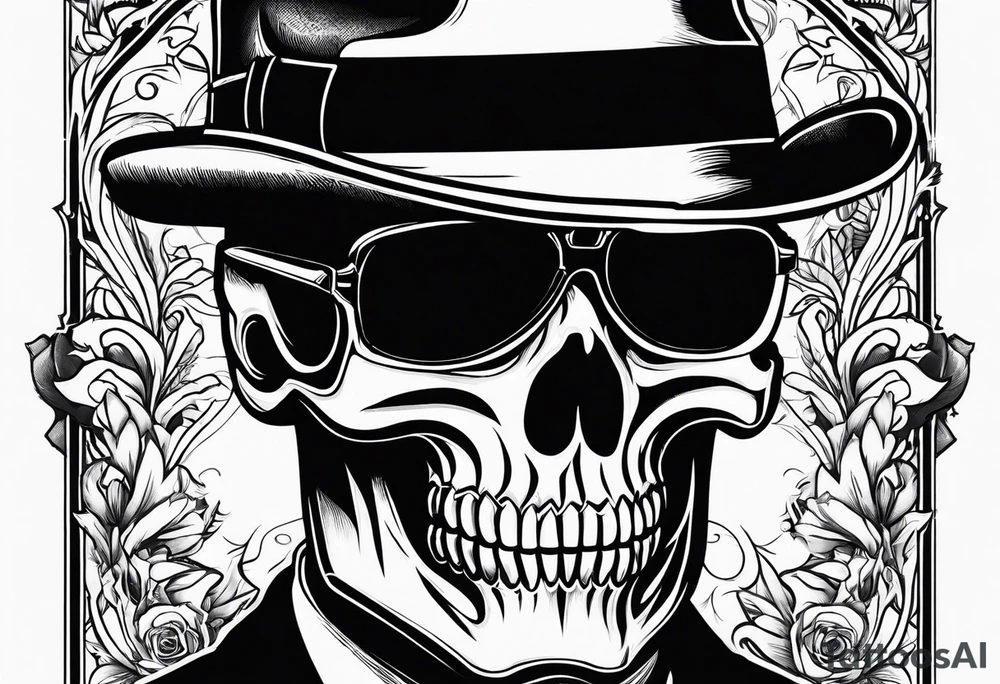 Manners Maketh Man with Punisher skull tattoo idea