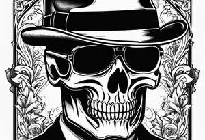 Manners Maketh Man with Punisher skull tattoo idea