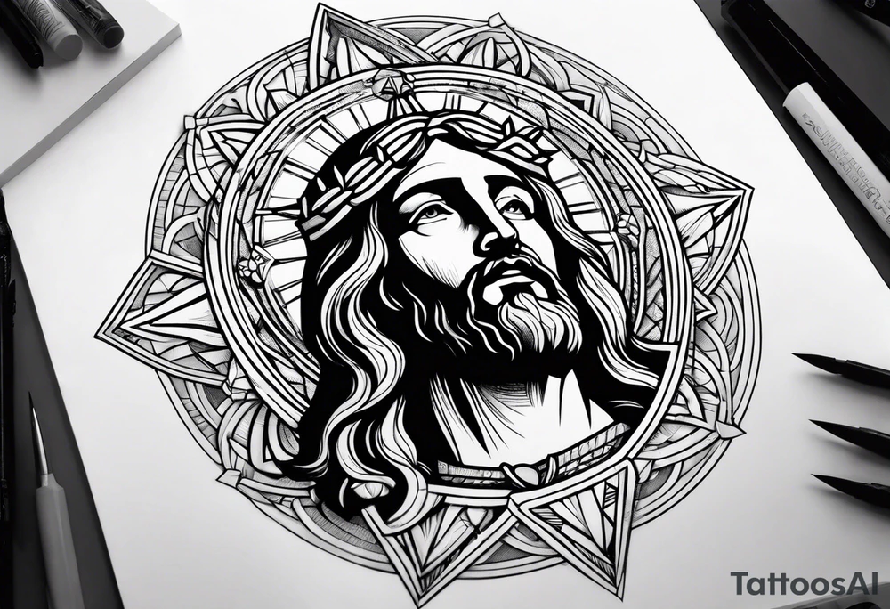 Jesus and bibical things tattoo idea