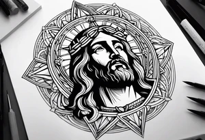 Jesus and bibical things tattoo idea