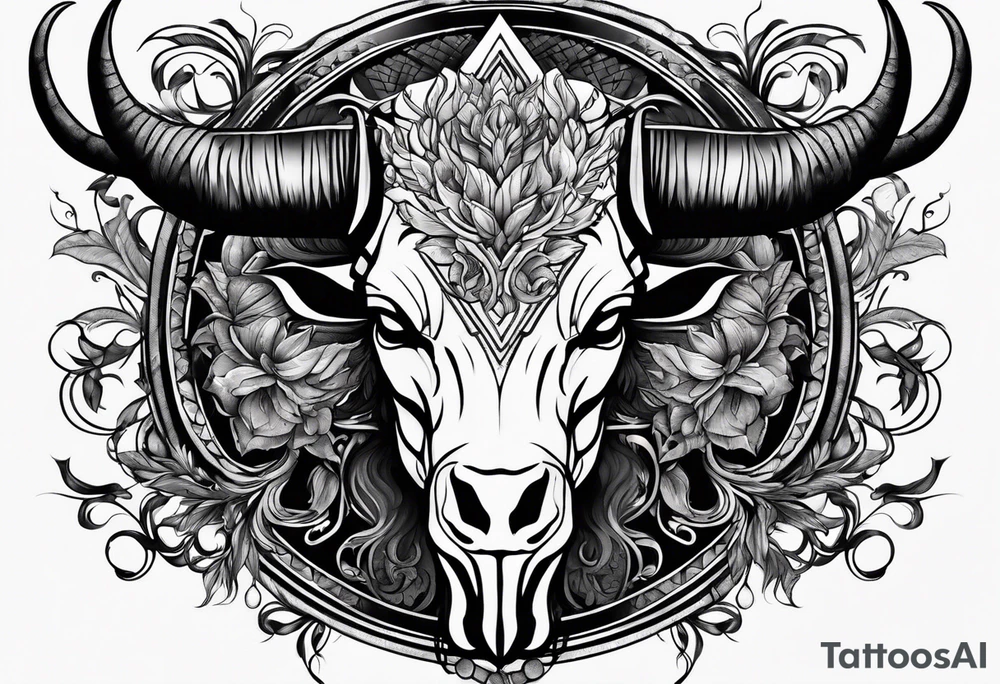 Anonymous with horns tattoo idea
