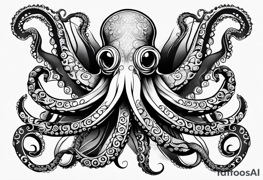 octopus armband tattoo idea