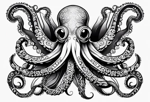 octopus armband tattoo idea