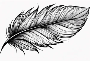 Feather tattoo design tattoo idea